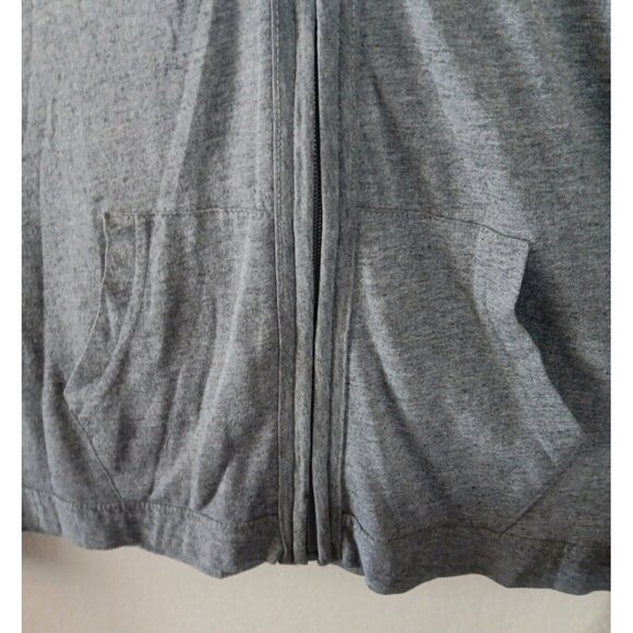 3/10 A&F Abercrombie Kids Jersey Light Full Zip Hoodie XL Gray  Blue - Picture 2 of 8